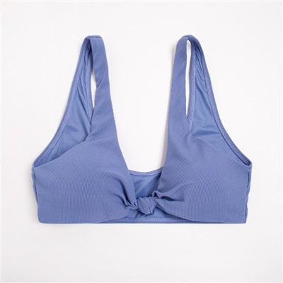 Топ купальный однотонный женский MINAKU, размер 42, синий