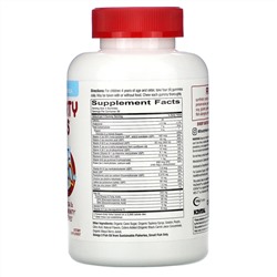 SmartyPants, формула для детей, мультивитамины и омега-3, со вкусом вишни, 120 жевательных конфет