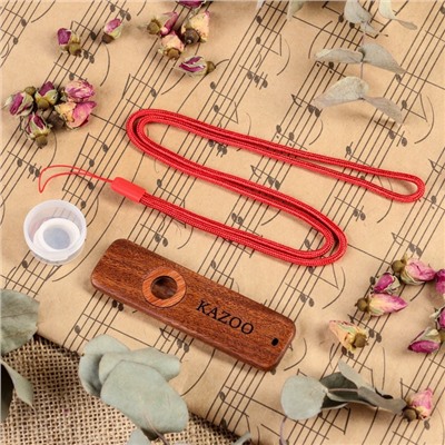 Казу Music Life, деревянный, 9.5×2.8 см