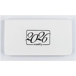 Планинг 2026 г. 165х90 мм 128 стр. "ФЛОРЕНЦИЯ" белый 310113 Alpha-Trend