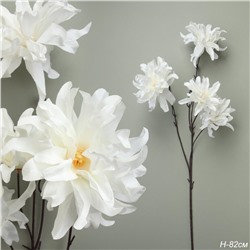Цветок искусственный БЕЛЫЙ 82 см / ZHQ-4 /уп 200/ 4 цветка