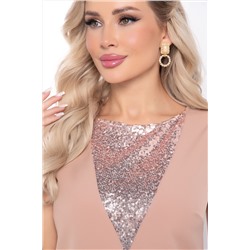 Платье "Донна" (пудра) П7933