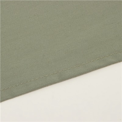 Простыня на резинке 1.5-спальная SL Home «Олива», 140×200+30 см, оливковая, сатин