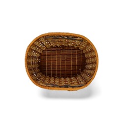 Корзина плетёная для хранения «Пикник», 26×35×37, ротанг