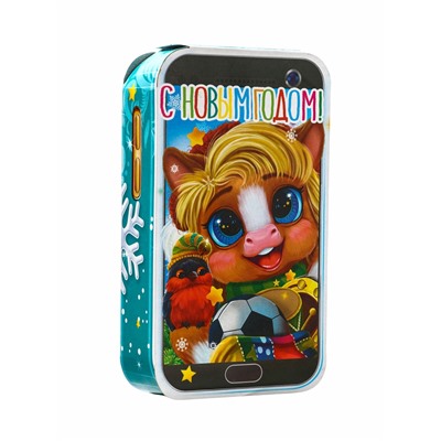 Сладкий новогодний подарок «Телефон», детский, 300 г