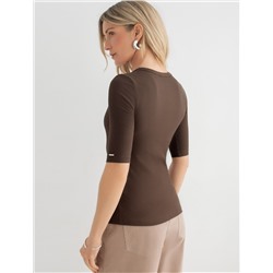 VILATTE Футболка D49.107