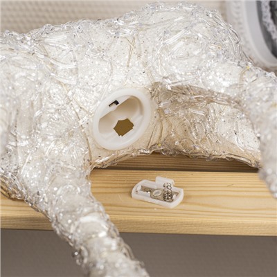 Светодиодная фигура «Олень» 30×46×15 см, акрил, батарейки ААх2 (не в комплекте), свечение тёплое белое