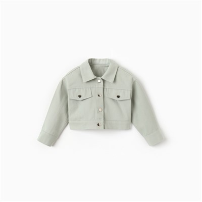 Рубашка верхняя укор. детская «Крошка Я», рост 74-80 см, мятная