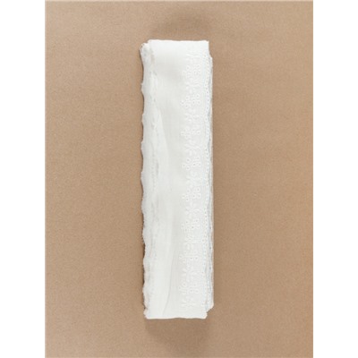 Кружево шитьё, 45 мм, 13.7±1 м, белое