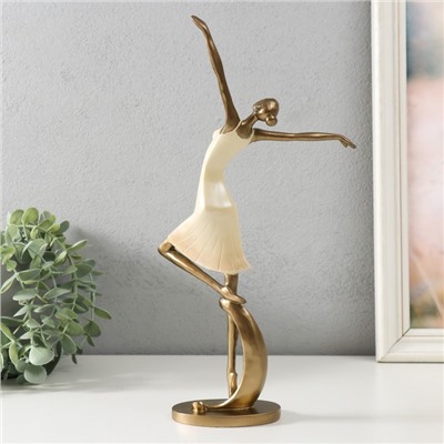 Фигурка полистоун «Полёт», песочная с бронзой, 17.5×6×33 см