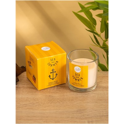 Свеча с кристаллом внутри Sea and Summer Jasmine Pearls, 120 г, соевый воск, жасмин