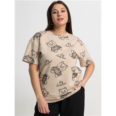 Футболка Бриса (бежевая) Б15372-20М