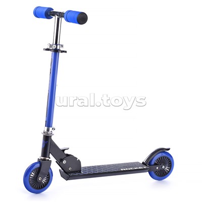 Самокат 2-х колесный ROCKET,колеса PU/ 125 мм,ABEC 7, синий
