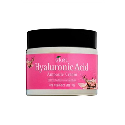 Ekel Ампульный крем для лица с гиалуроновой кислотой, 70 мл KRISTALLER, 1107456