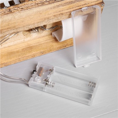 Фигура деревянная «Изба», 24×15×7 см, 3 LED, батарейки AAx2 (не в комплекте), свечение теплое белое