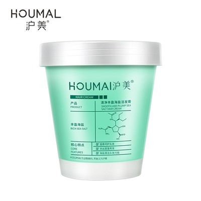 Соляной шампунь-скраб для волос из морской соли Houmai, 250 гр.