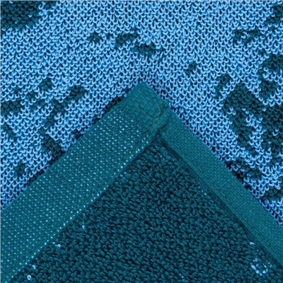 Полотенце именное махровое Этель «Денис», 50×90 см, 100% хлопок, 420 г/м², синее