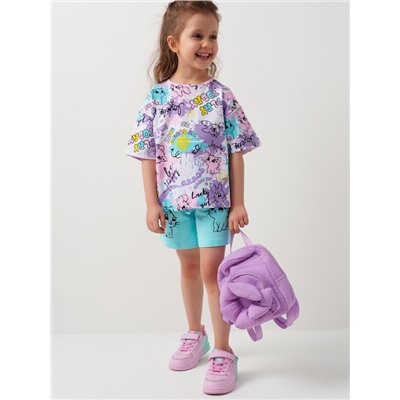 Фуфайка трикотажная для девочек (футболка)