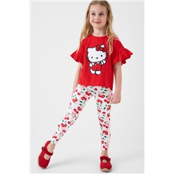 Комплект трикотажный для девочек: туника, брюки (легинсы) PLAYTODAY, 1242823