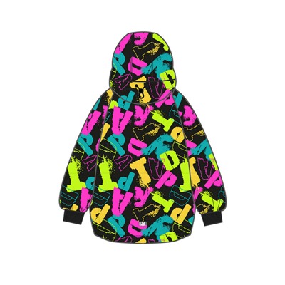 Куртка текстильная с полиуретановым покрытием для девочек (ветровка)