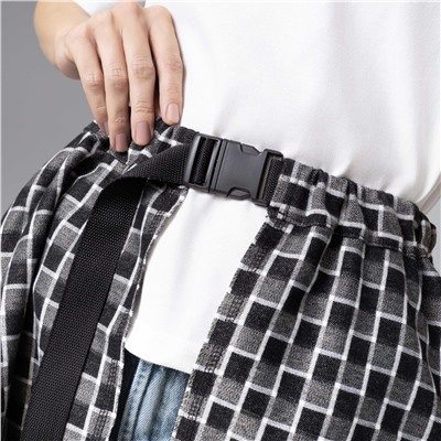 Юбка-килт дизайнерская, Игра теней (серый)