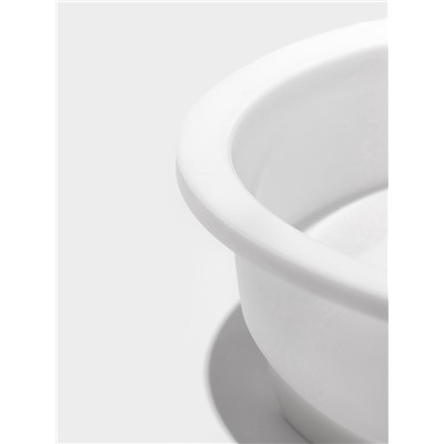 Форма для выпечки и муссовых десертов KONFINETTA «Круговорот», силикон, 20×5 см, белая