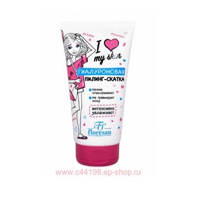 Ф-505 LOVE MY SKIN Пилинг-скатка гиалуроновая 150 мл