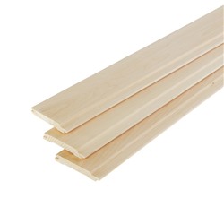 Вагонка, липа, сорт C, 250×8.8×1.5 см, в упаковке (2.2 м²), 10 шт.