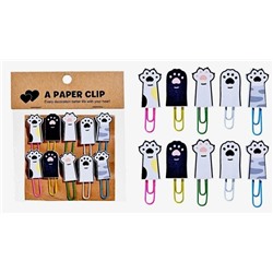 Скрепки "ЛАПКИ" 35х7 мм 10 шт