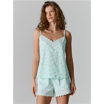 КОМПЛЕКТ ЖЕНСКИЙ (ТОП, ШОРТЫ) 592400