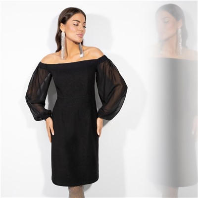 Платье-футляр с открытыми плечами, Слишком роскошно (new)