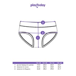 Трусы трикотажные для девочек, 2 шт в комплекте
