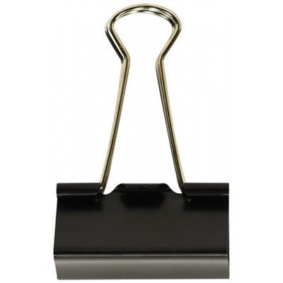 Зажим для бумаг 41 мм черный Z41L-12K LITE