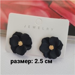 Серьги цветы, 09250 арт.002.097