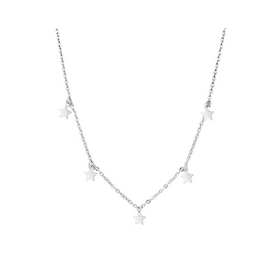 Колье из серебра без вставки, Ю-55114р