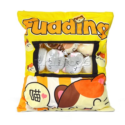 Игрушка -Антистресс "Подушка с кошечками"