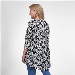 Туника, трикотаж, черный