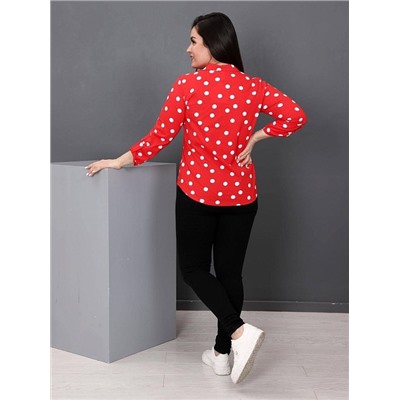 Рубашка "Делина" (Красный)