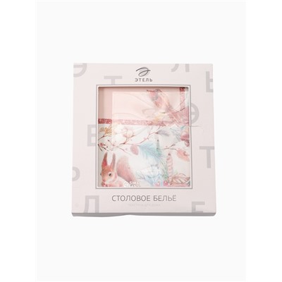 УЦЕНКА Скатерть Этель "Pink magic" 150х110см +/-3см с ГМВО, хл100%