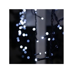 УЦЕНКА Гирлянда «Бахрома», уличная, 3×0.6 м, 3 Вт, УМС, 160 LED, 220 В, мерцание, свечение белое