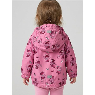Куртка детская текстильная с полиуретановым покрытием для девочек (ветровка)