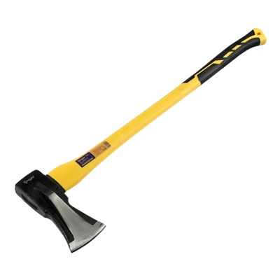 УЦЕНКА Колун кованый ТУНДРА ПРОФИ, клиновидная форма, фиберглассовое 3К топорище 90 см, 3 кг 1099443