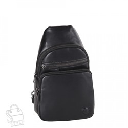 Рюкзак мужской кожаный 4241-1TR black Tough Ryder