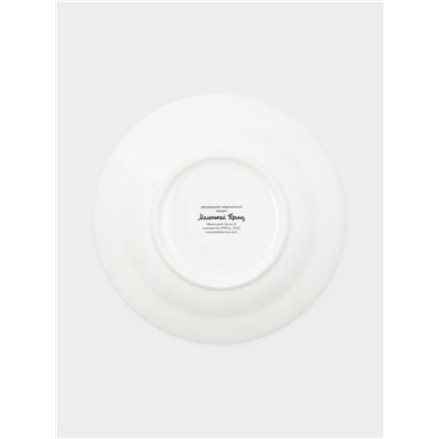 Чайная пара Quinsberry «Маленький принц», чашка 440 мл, блюдце d=16 см, фарфор, белая