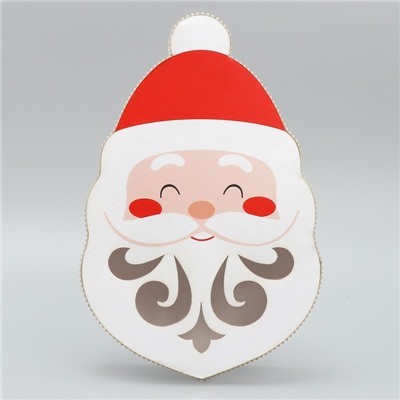 Коробка новогодняя подарочная «Дедушка Мороз», 16.5×25×5 см