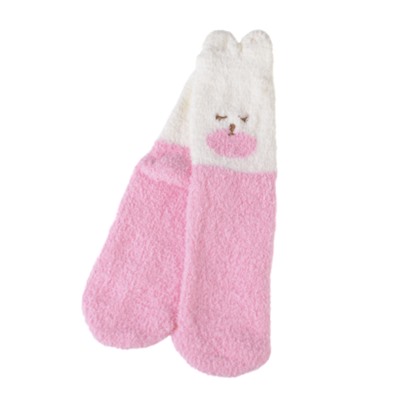 Носки женские флисовые р. 35-40 Лапки новогодний №5 / MNZ-16/5 /уп 12 /700654