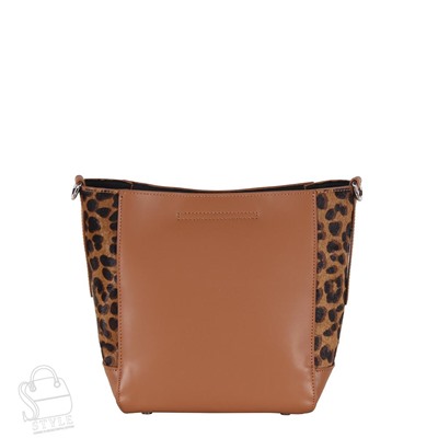 Сумка женская кожаная 3632VG leopard brown Vitelli Grassi