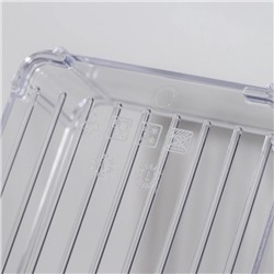 Контейнер для холодильника с крышкой IDEA, 10×30×10 см, пластик, прозрачный