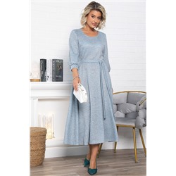 Платье трикотажное Ирина НЬЮ (голубой меланж) П15027-9М
