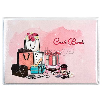 Записная книжка 32л. "Cash book" "Подарки" 152х107 мм, мягкий переплёт (2 скобы)